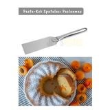 Jet'S Home Pasta Spatulası Paslanmaz Kek Spatulası Krema Spatula No:1 Çelik 23 Cm