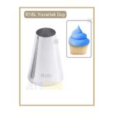 Jet'S Home R18L Krema Duyu Büyük Boy Pasta Duyu Paslanmaz Çelik 35X18X48 Mm
