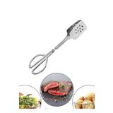 Jet'S Home Salata Maşası Paslanmaz Çelik Maşa Delikli Barbekü Maşası 26 Cm