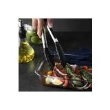 Jet'S Home Sunum Maşası Barbekü Maşası Mangal Maşa Silikon Salata Maşası Siyah 35 Cm