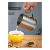 Jet's Home Süt Potu Paslanmaz Süt Köpürtme Sürahisi Çelik Pitcher 350 Ml