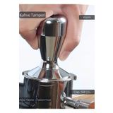 Jet’s Home Tamper Krom Kaplama Kahve Tamperi 58 mm