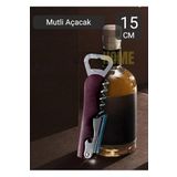 Jet'S Home Tirbişon Paslanmaz Şişe Açacağı Çelik Multi Açacak 13 Cm