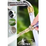 JETSY Yüksek Basınçlı OTO Yıkama ve Bahçe Sulama Tazyik Artırıcı Aparat Çok Amaçlı Hortum Ucu
