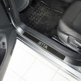 Jetta 4 Carbon Fiber Kapı Eşiği Yazısı Sticker Boya Koruma