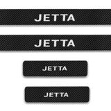 Jetta Carbon Fiber Kapı Eşiği Yazısı Sticker Boya Koruma