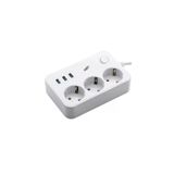 Jettpower 0370 Koruma Anahtarlı 3 Usb'li 2 Mt Uzatma Kablosu 2'Li Paket