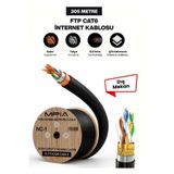 jetucuzal MPIA NC-1 Outdoor 305 Metre CAT6 FTP Dört Katmanlı Dış Ortam Network İnternet Kablosu