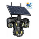 jetucuzal RX-66WS 3 Kameralı Solar WiFi PTZ IP Sesli Sirenli Akıllı Güvenlik Kamera ( 3+3+3 MP )