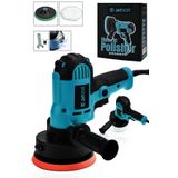 JetVolt 12V 8 Kademli Cila Pasta Parlatma Polisaj Makinesi - Mavi