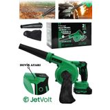 JetVolt 21v Şarjlı Kompresör Hava Üfleme Makinesi - Yeşil