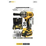 Jetvolt 21V Şarjlı Torklu Matkap 800 Nm Somun Sıkma Sökme - Sarı