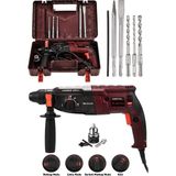 Jetvolt 850W Metal Şanzıman Darbeli Matkap Kırıcı Delici Hilti 2-28MM - Kırmızı