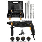 JetVolt 850w Metal Şanzıman Darbeli Matkap Kırıcı Delici Hilti 2-28mm - Siyah