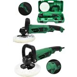 JetVolt Devir Ayarlı Polisaj Makinesi 6 Kademeli Pasta Cila Kiti 1300 Watt 180 Mm - Yeşil
