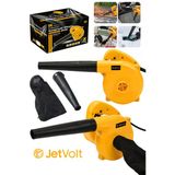 Jetvolt Hava Üfleme Emme Makinesi 6 Kademe Devir Ayarlı 600 Watt Elektrikli Hava Üfleme Körüğü - Sarı