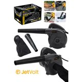 Jetvolt Hava Üfleme Emme Makinesi 6 Kademe Devir Ayarlı 600 Watt Elektrikli Hava Üfleme Körüğü - Siyah