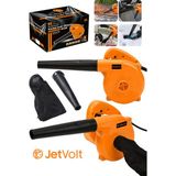 Jetvolt Hava Üfleme Emme Makinesi 6 Kademe Devir Ayarlı 600 Watt Elektrikli Hava Üfleme Körüğü - Turuncu