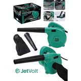 Jetvolt Hava Üfleme Emme Makinesi 6 Kademe Devir Ayarlı 600 Watt Elektrikli Hava Üfleme Körüğü - Yeşil