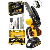 JetVolt Profesonel Metal Dişli 18v 1.5ah Şarjlı Dal Budama Testeresi - Sarı