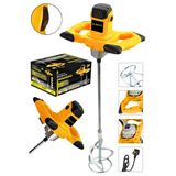 JetVolt Profesyonel 1800W Devir Ayarlı Elektrikli Alçı Boya Ve Harç Karıştırıcı Mikser - Sarı