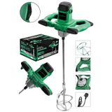 JetVolt Profesyonel 1800W Devir Ayarlı Elektrikli Alçı Boya Ve Harç Karıştırıcı Mikser - Yeşil