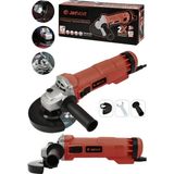 Jetvolt Profesyonel 750W Avuç Taşlama Makinesi 125Mm Bakır Sargılı Spiral - Kırmızı