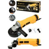 JetVolt Profesyonel 750w Avuç Taşlama Makinesi 125mm Bakır Sargılı Spiral - Sarı