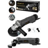 Jetvolt Profesyonel 750W Avuç Taşlama Makinesi 125MM Bakır Sargılı Spiral - Siyah