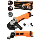 JetVolt Profesyonel 750w Avuç Taşlama Makinesi 125mm Bakır Sargılı Spiral - Turuncu