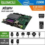 Jetway JNLBTA-I1900-2LMP Intel Celeron J1900 Fansız Endüstriyel Mini ITX Anakart