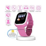 Jetzu Uz 2g Akıllı Çocuk Saati Sim Kartlı ve Sesli Görüşme - Pembe - Beyaz