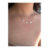 Jewelrydiary 925 Gümüş Ayrık Harfli Isim Kolye