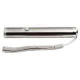 Jewval El Feneri Pointer 2 In 1 Lazer Pointer + Fener Sunum Kalemi Metal Sunum Projeksiyon-Powerpoint Kalem - Gri