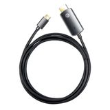 JEYI 1.8 Metre USB Type-C (Erkek) to HDMI 4K/60Hz (Erkek) Dönüştürücü Çevirici Adaptör