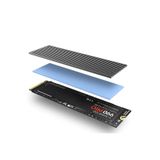JEYI N80 M.2 NVMe M.2 SATA SSD Termal Ped Soğutuculu Alüminyum Kasa