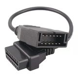 JFIND GM 12 Pin OBD2 Uzatma Kablosu OBD-OBD2 16 Pin Konnektör Adaptörü Arıza Tespit Cihazı Ara Kablo