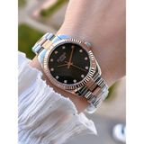Jg.Polo Club Çelik Kasa & Kordon Kararma ve Renk Atma Yapmaz Kadın Kol Saati+Bileklik JG02636.3 - Rose Gold - Gümüş