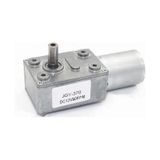 JGY370 DC 12V 90 Rpm Redüktörlü DC Motor 2 Yönde Dönme L Tip 0.5kg.cm Yüksek Tork Metal Dişli