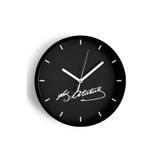 Jhaar Atatürk Temalı Dekoratif Modern Duvar Saati - 25 Cm - Önü Camlı Siyah Kasa - Sessiz Mekanizma