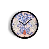 Jhaar Leopar - Kaplan Modern Tasarım Duvar Saati - 35Cm - Önü Camlı Siyah Kasa - Sessiz Mekanizma
