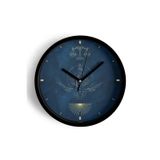 Jhaar Terazi Burcu - Burçlar Modern Duvar Saati - 35Cm - Önü Camlı Siyah Kasa - Sessiz Mekanizma