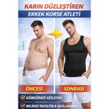 jhena Erkek siyah Korse Atlet, Karın Toparlayıcı Yüksek Bel Esnek Rahat Şekillendirici siyah-12 L