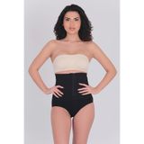 jhena İnceltici Agraflı Yüksek Bel Slip Korse Kadın İç Giyim Korse 5521siyah 2XL/3XL
