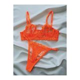 jhena TURUNCU SÜTYEN TAKIMI, KADIN İÇ GİYİM, SEXY İÇ ÇAMAŞIRI, DANTELLİ, FANTAZİ İÇ ÇAMAŞIRI TURUNCU 85B