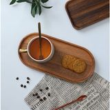 JHT Shop Apak Ahşap Yağdanlık Altlığı Çerezlik Kahvelik Sabunluk Sunum Standı Çok Amaçlı 28*13CM