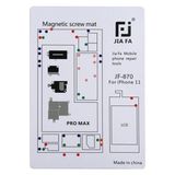 Jıafa JF-870 iPhone 11 Pro Max Mıknatıslı Çalışma Hasırı Vida GOSTERGELI-(5775) - Renkli