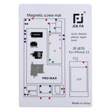 Jıafa JF-870 iPhone 11 Pro Max Mıknatıslı Çalışma Hasırı Vida GOSTERGELI-(5775)
