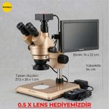 Jiayoudi Jyd-5010 Profesyonel Trinoküler Stereo Mikroskop Seti 38mp Dijital Kamera Ve 10.1 İnç Ekranlı Lehim Tamir İstasyonu Çok Renkli