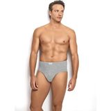 Jiber 129 Erkek Pamuklu Slip Külot - 2XL - Gri